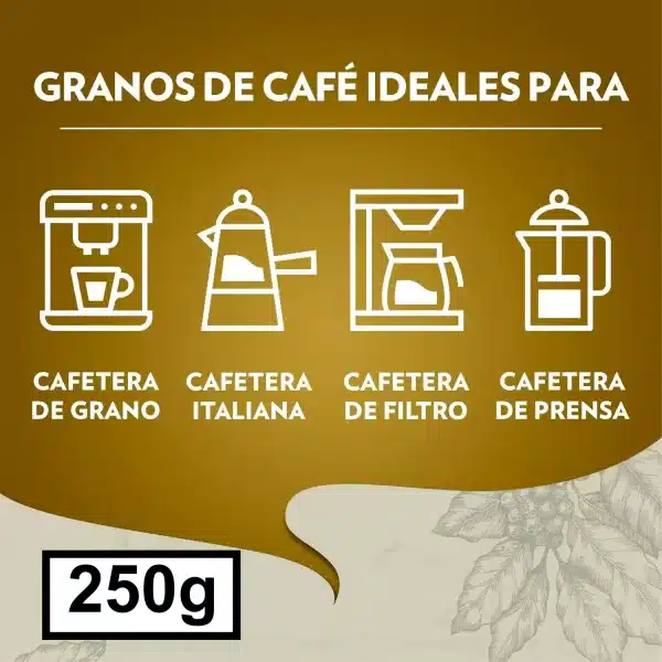 Qualita Oro / Café en grano Bolsa 250g - Imagen 6